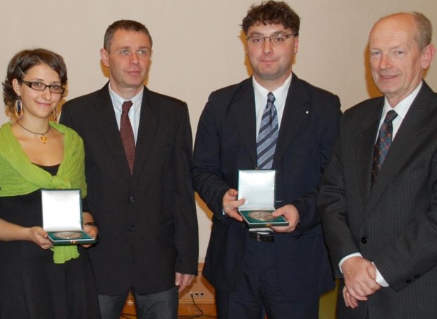 A Rát Mátyás-díj 2011. évi kitüntetettjei: Bagdán Zsuzsanna és Kiss Sándor