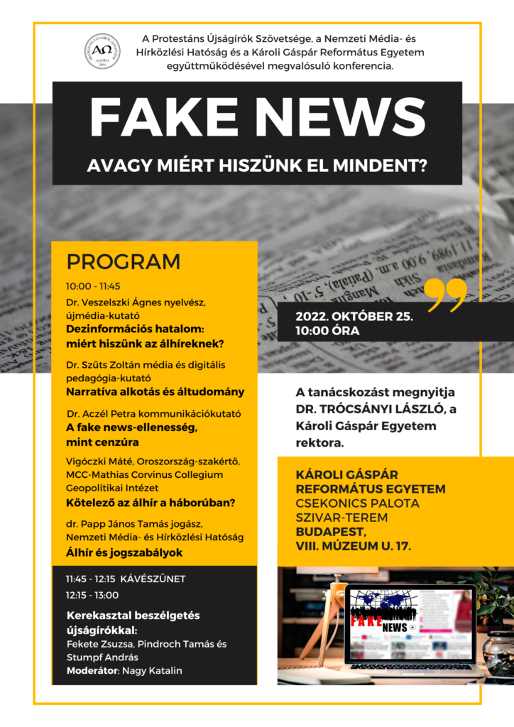 Konferencia a Fake News hatalmáról
